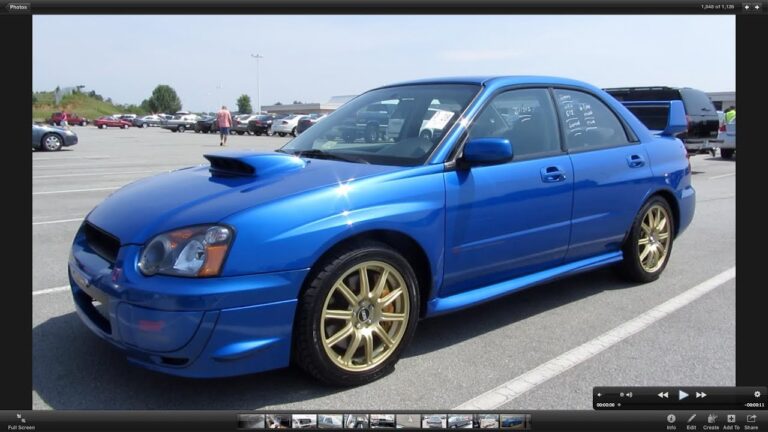2004 subaru impreza wrx sti sedan