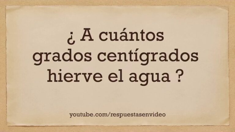 a cuantos grados el agua hierve