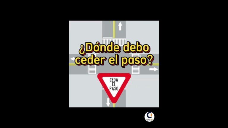a qué vehículos debe ceder el paso