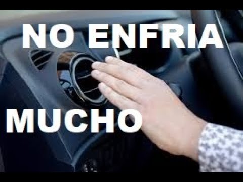 aire acondicionado coche no enfría cuando hace mucho calor