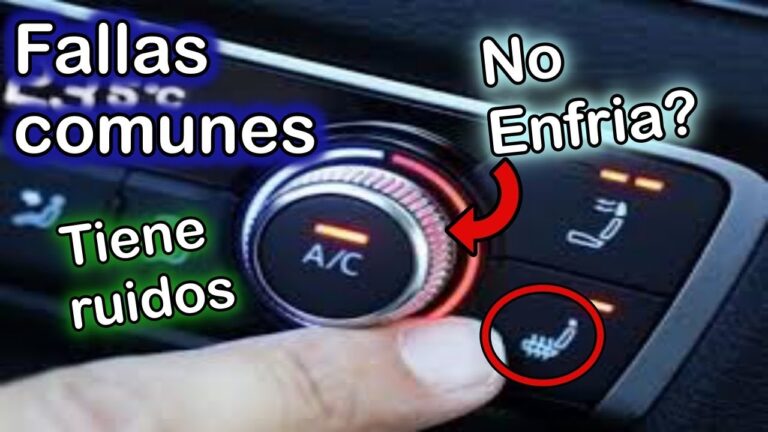 aire acondicionado del coche no enfria