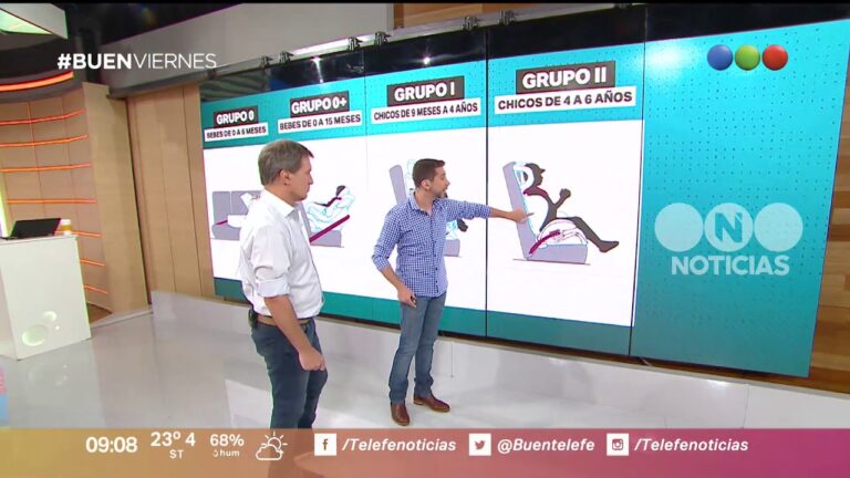 altura para ir sin silla en el coche