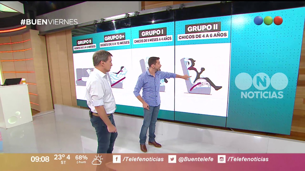 altura para ir sin silla en el coche