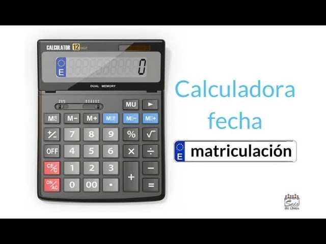 año de mi coche por matricula