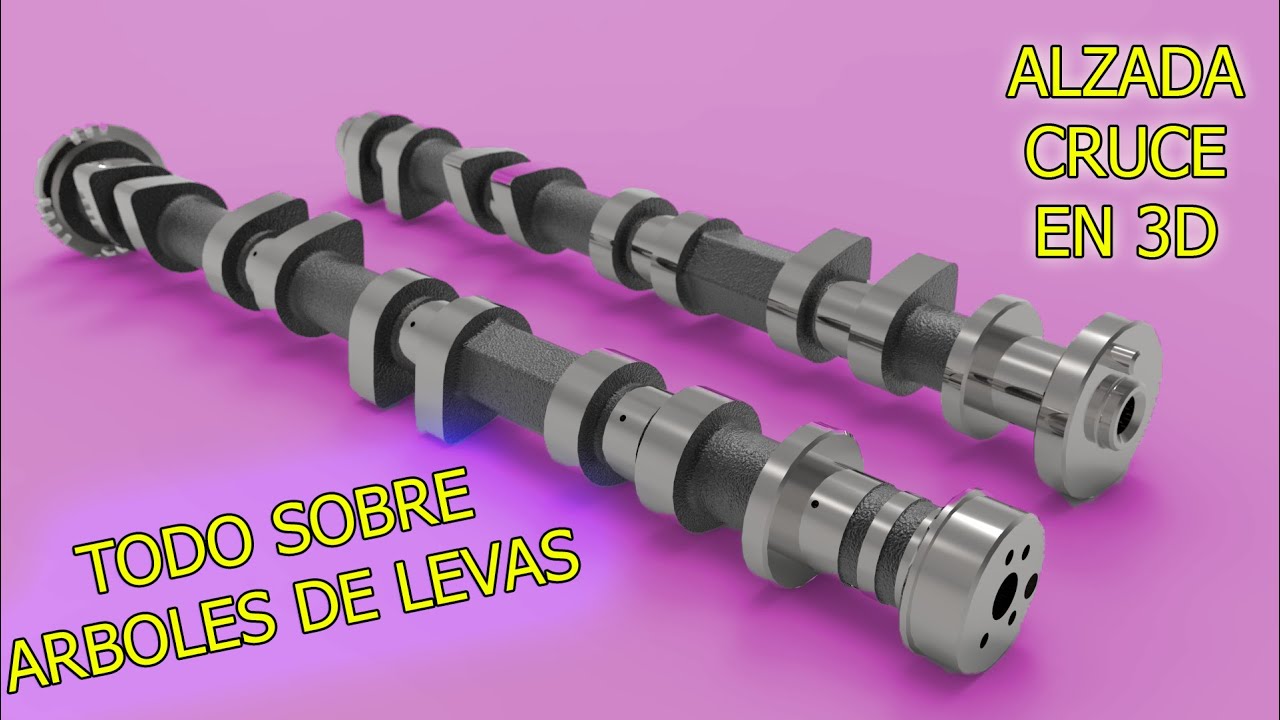arbol de levas en un motor