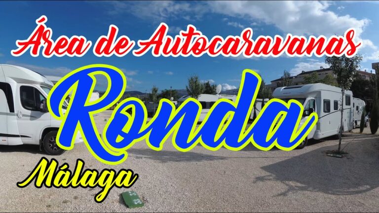 área de autocaravanas ciudad de ronda