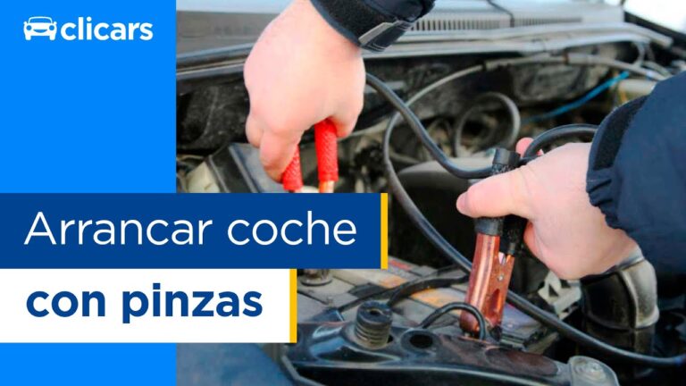 arrancar coche con pinzas start stop