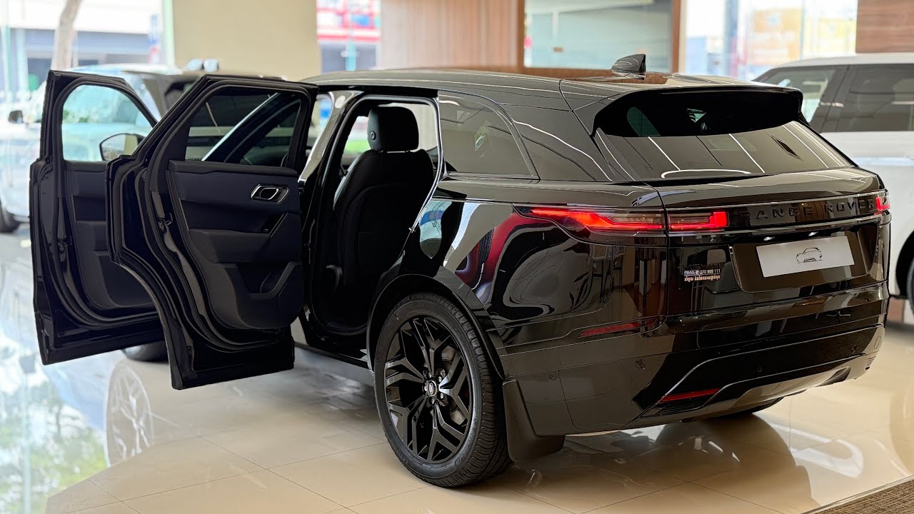 black on black range rover velar