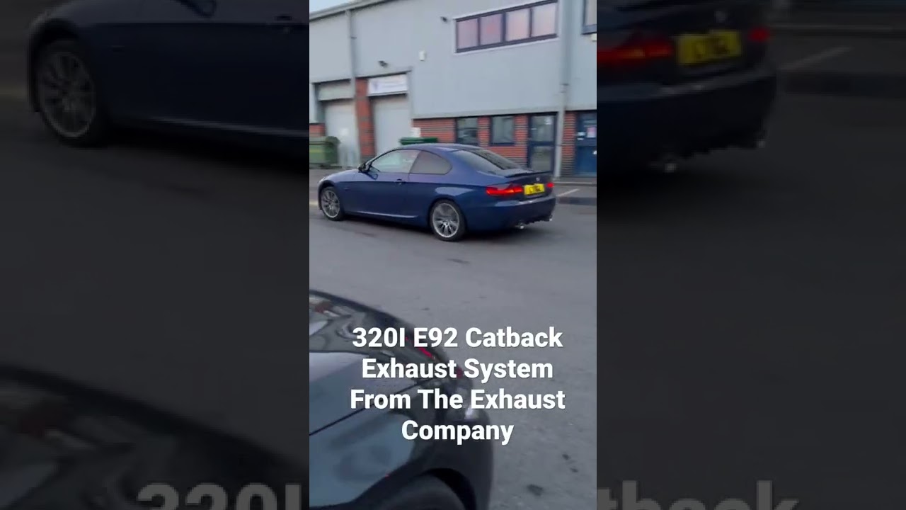 bmw e92 320i escape por debajo