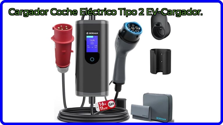 cable carga coche eléctrico tipo 2