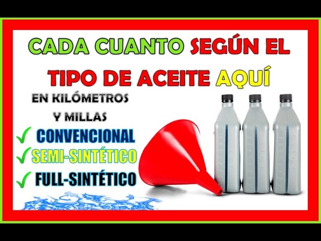 cada cuántos km se cambia el aceite 5w30