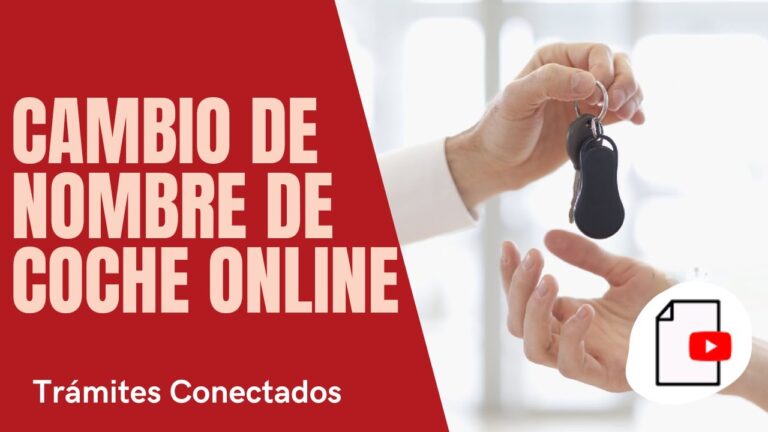 cambiar el titular de un coche