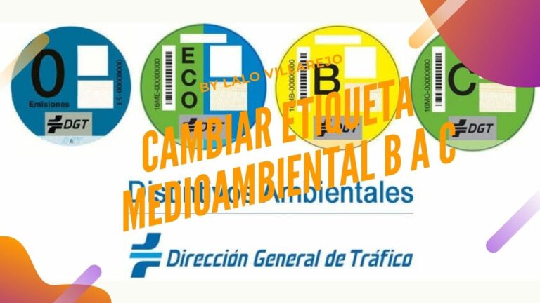 cambiar etiqueta b a c diesel