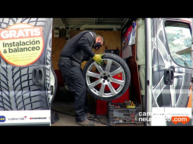 cambio de neumáticos a domicilio 24 horas