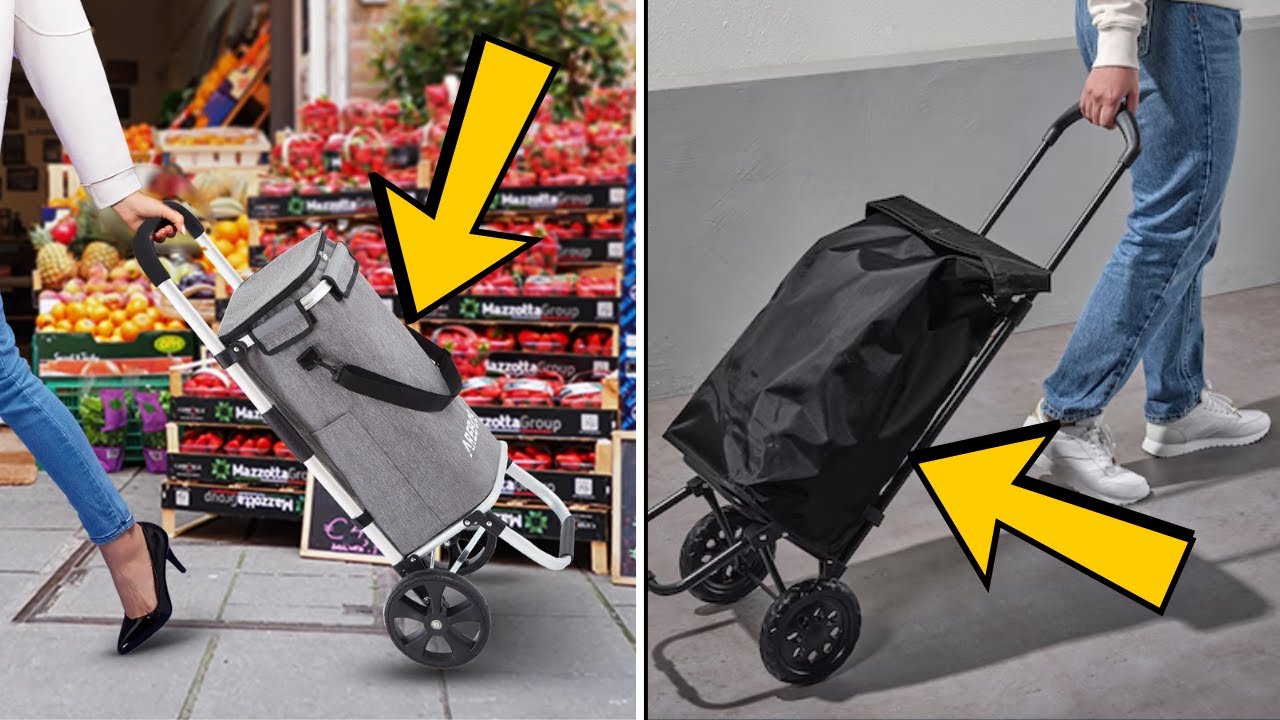 carros de compra grandes y fuertes