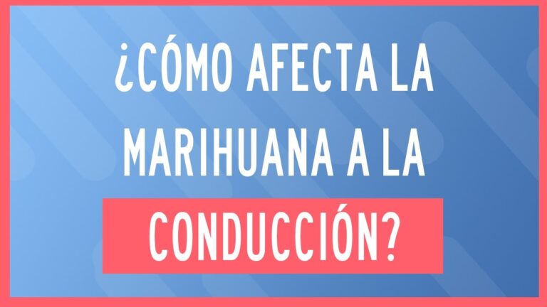 como afecta el cannabis a la conduccion