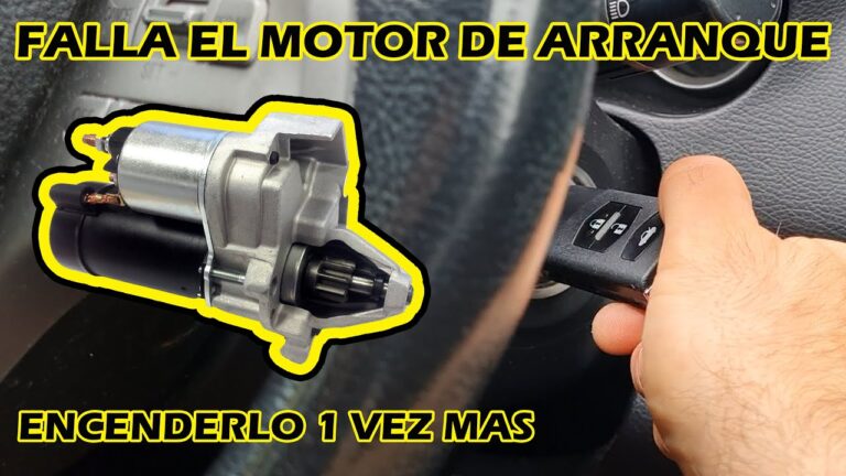 como arrancar si falla el motor de arranque