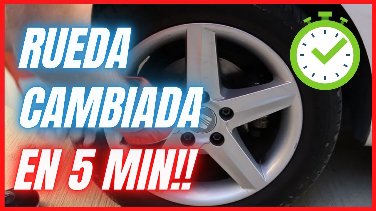 como cambiar la rueda de un coche