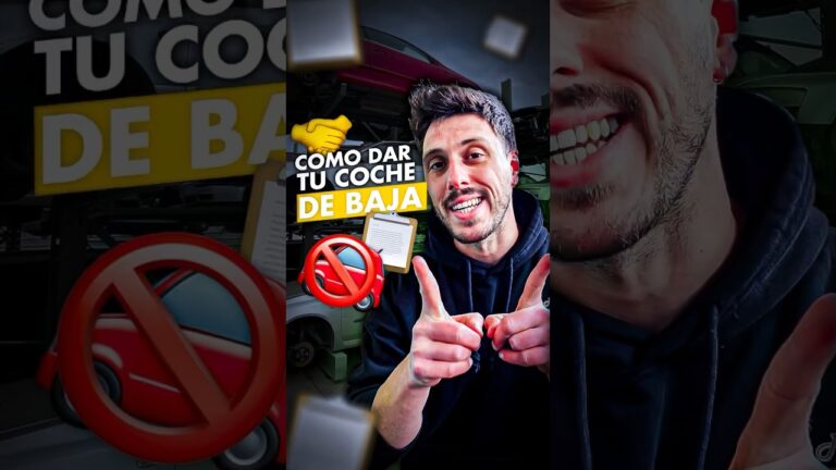 como dar de baja un coche que ya no tengo