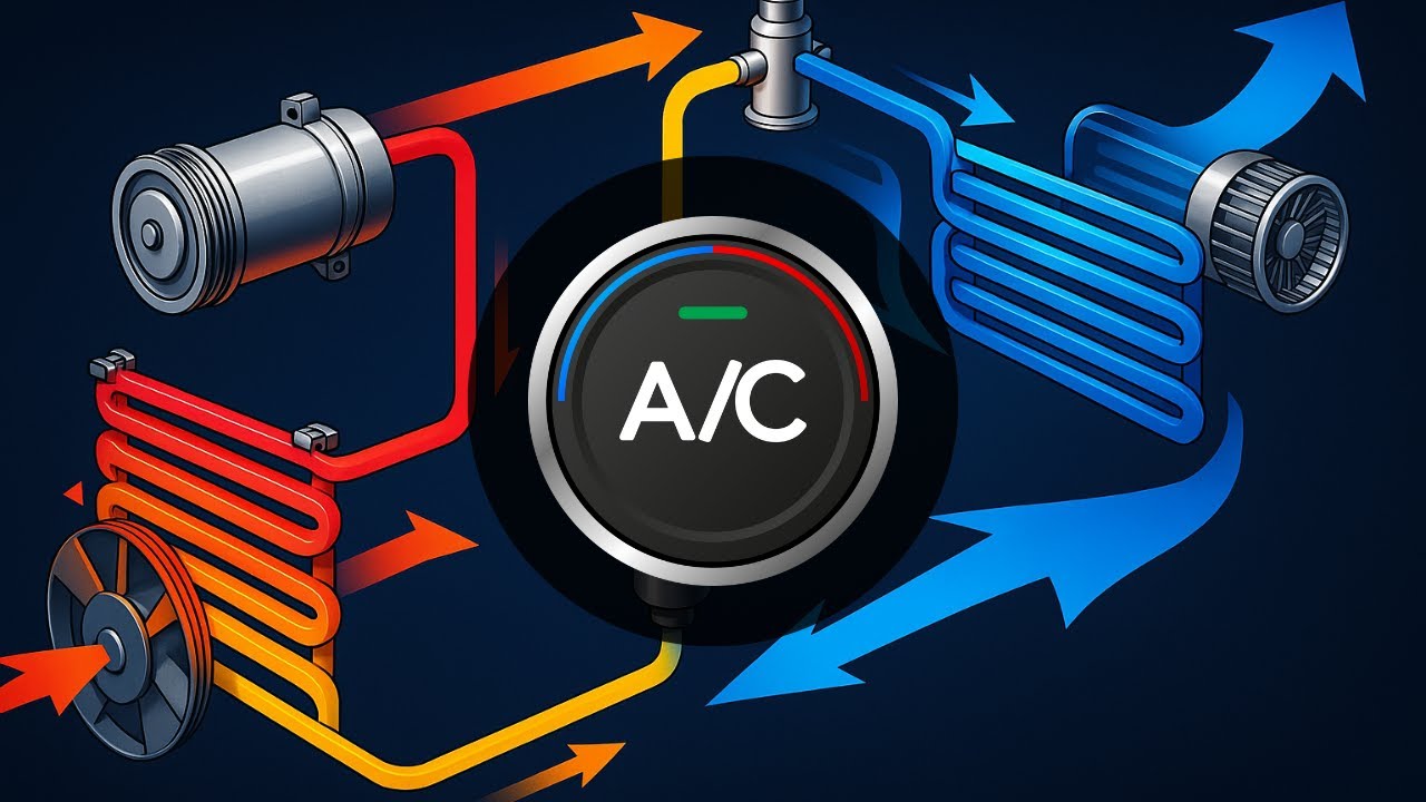 como funciona el aire acondicionado de un coche