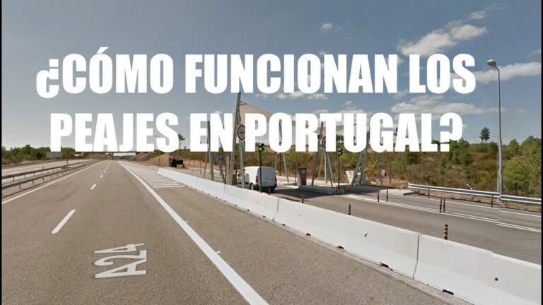 como funcionan las autopistas en portugal
