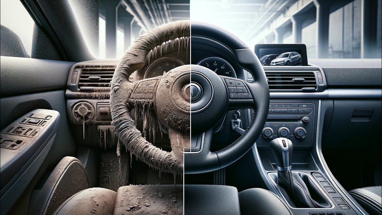 como limpiar el volante del coche