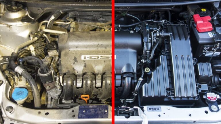como limpiar un motor de coche