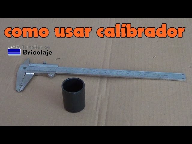 como medir con pie de rey