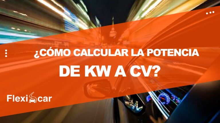como pasar de kw a cv