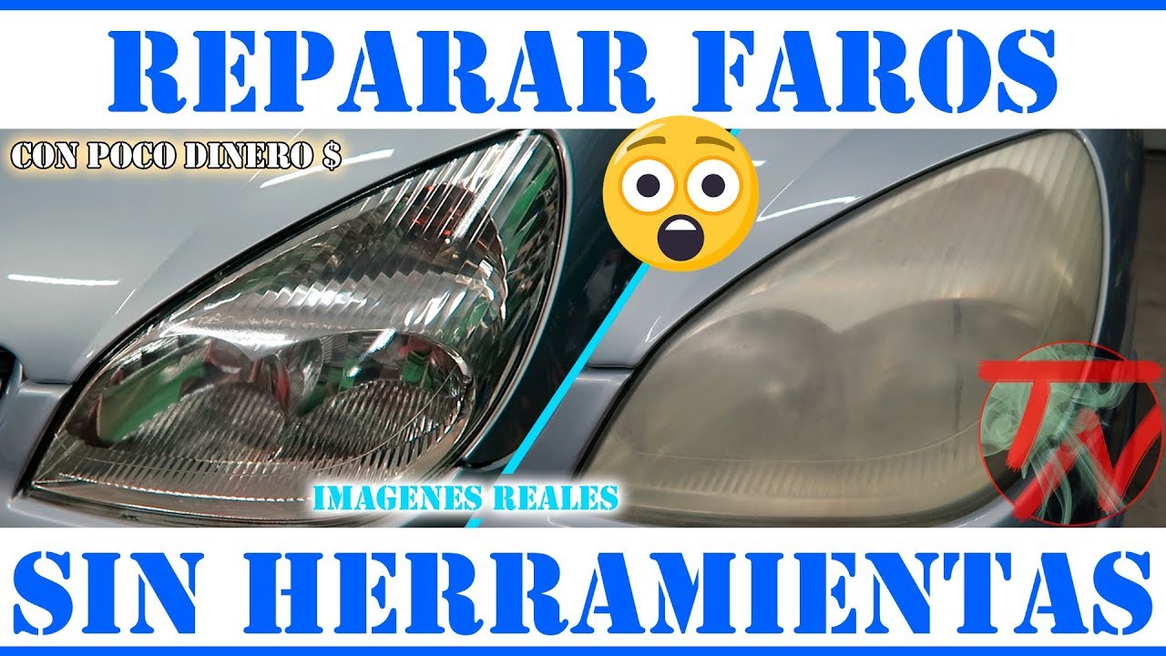 como pulir los faros de coche