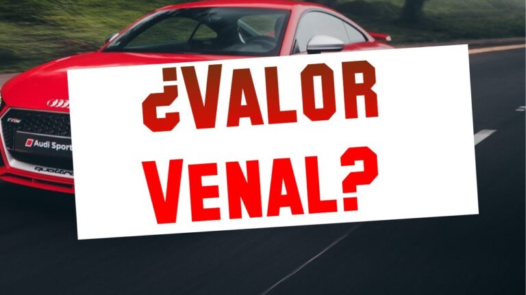 cómo saber el valor venal de un coche