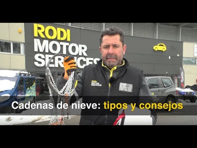 como saber que cadenas de nieve comprar