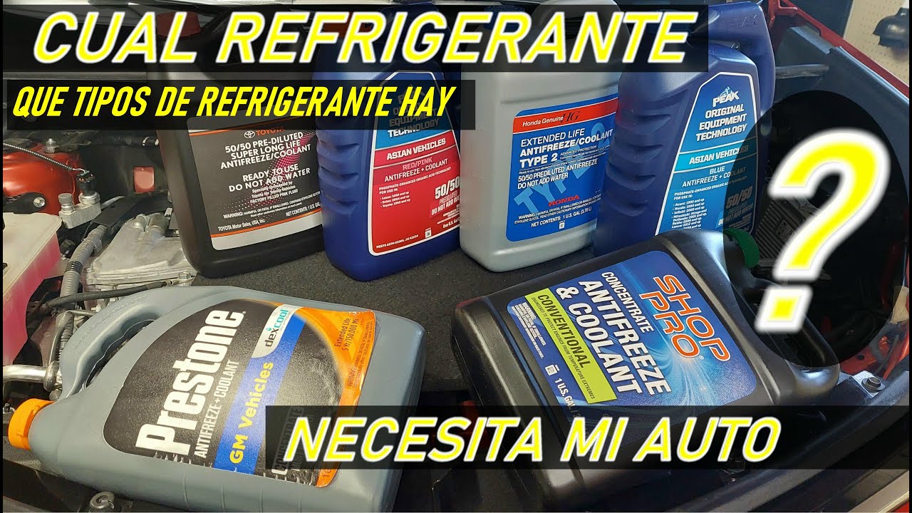 como saber que liquido refrigerante lleva mi coche