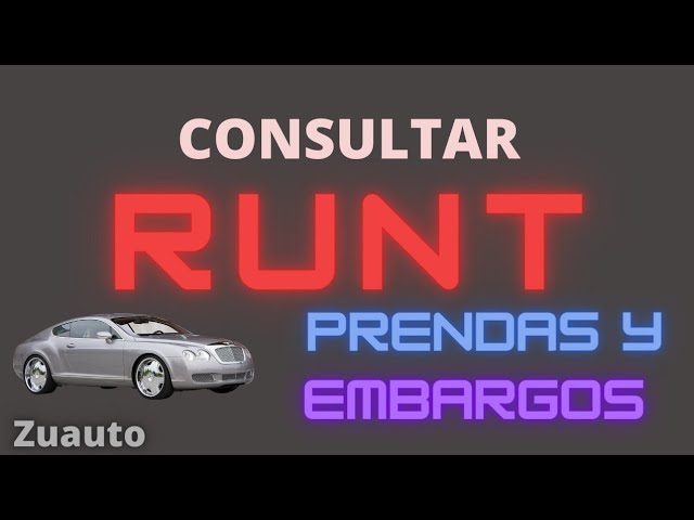 como saber si mi coche esta embargado
