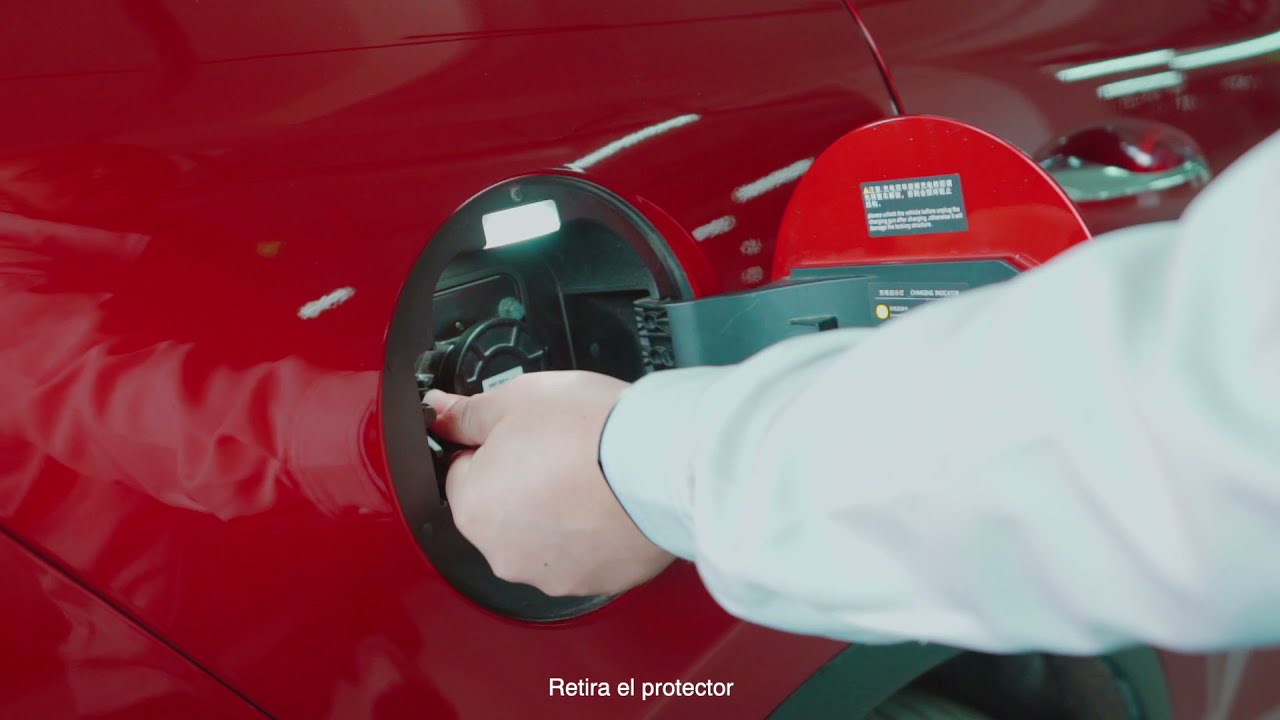 como se carga un coche eléctrico