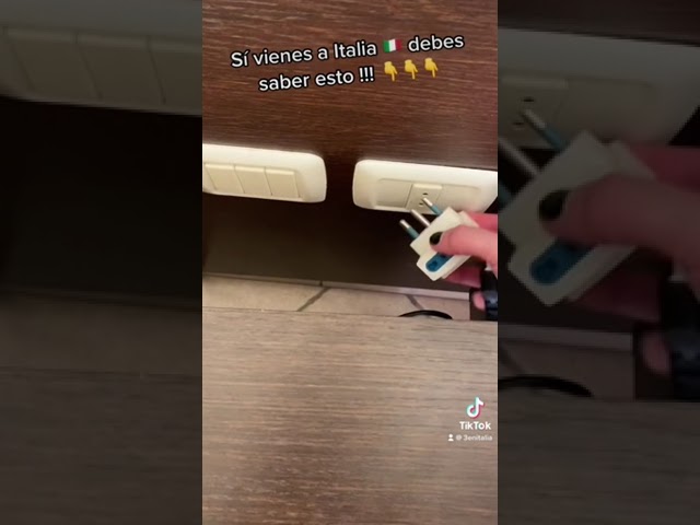 como son los enchufes en italia