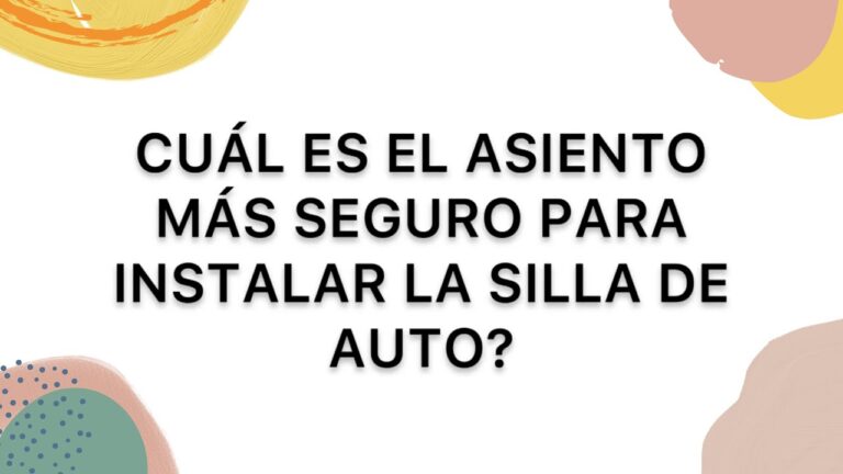 cual es el asiento mas seguro del coche