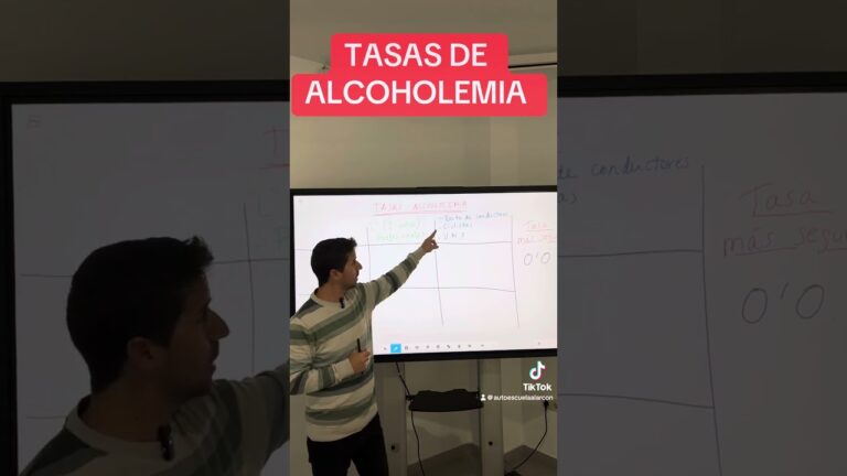 cual es la tasa de alcohol permitida para un conductor