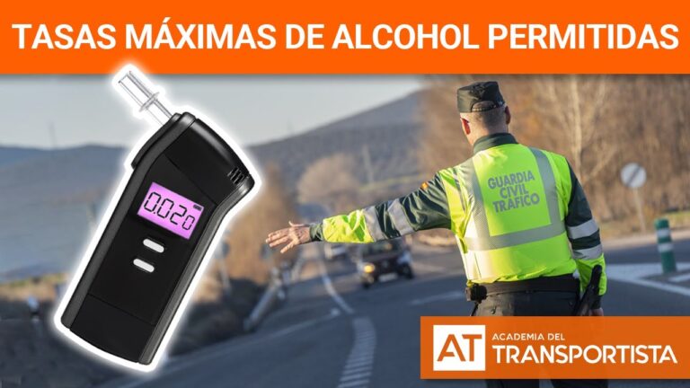 cual es la tasa maxima de alcohol