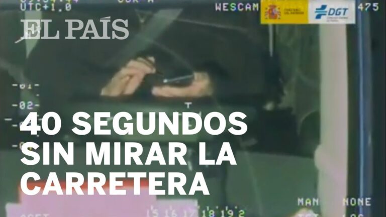 cuando el conductor sufre una distracción al volante