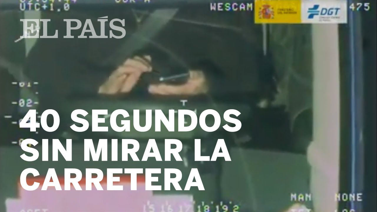 cuando el conductor sufre una distracción al volante