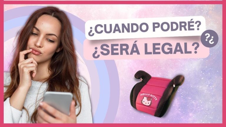 cuando pueden ir los niños sin alzador