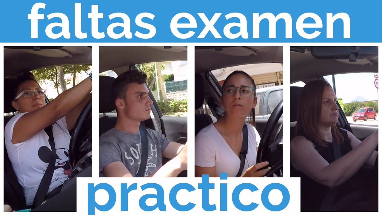 cuantas faltas leves puedes tener en el examen practico