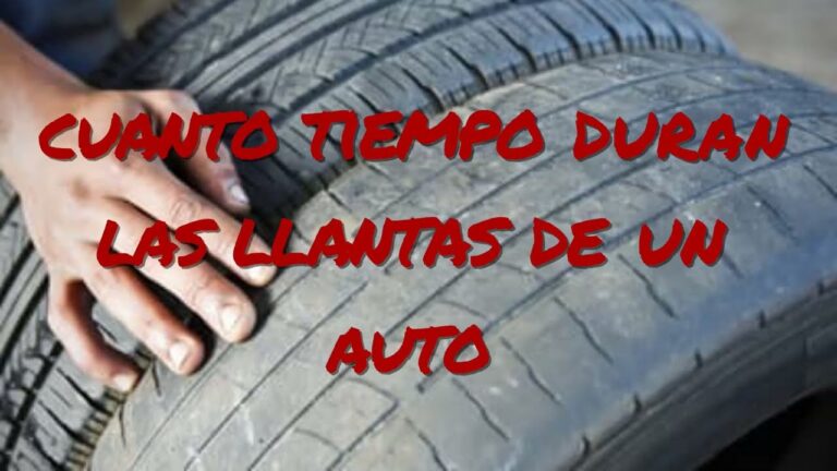 cuanto dura una rueda de coche
