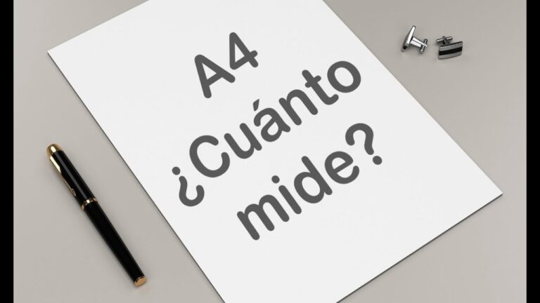 cuanto mide un a4 en cm