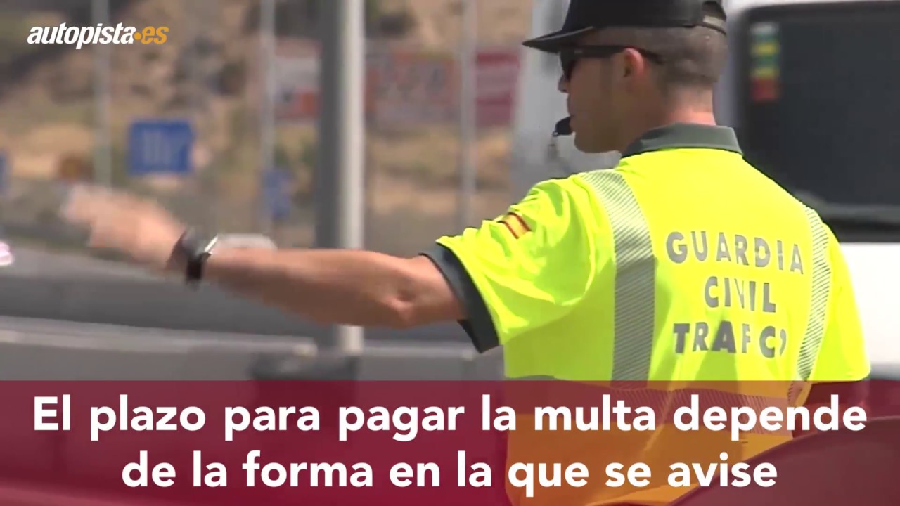 cuanto tarda en llegar una multa