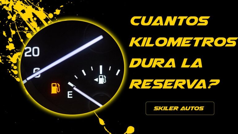 cuantos km dura la reserva de gasolina