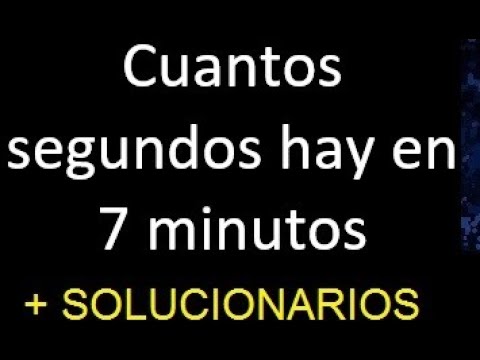 cuantos metro hay en 7 minutos