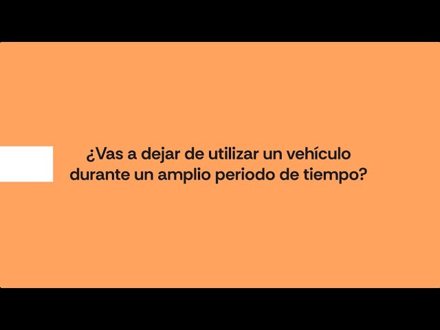dar de baja temporal un vehiculo