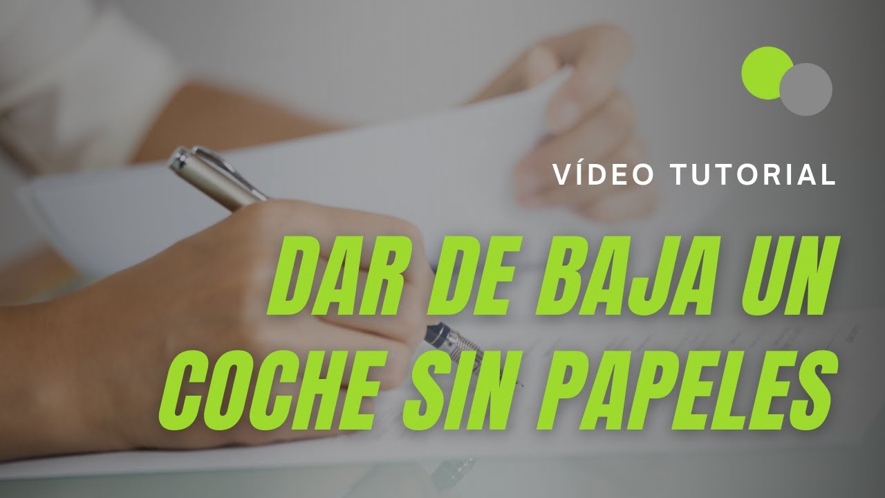 dar de baja un coche que no tengo